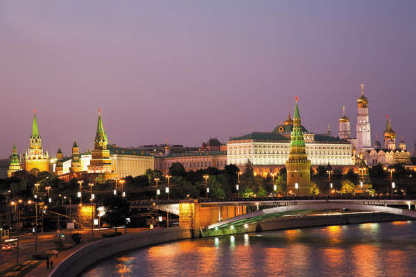 Фотообои - Ночная Москва