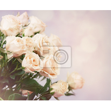 Фотообои - Букет пастельных роз