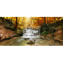 Фотообои - Панорама с водопадом