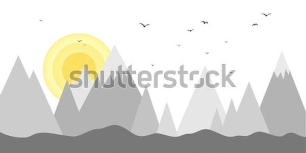 Обои для детей — Горы артикул 10060841