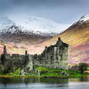 Фотообои - Старый замок в горах