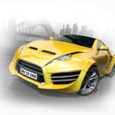 Фотообои на стену со спортивным автомобилем