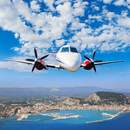 Узкие фотообои с самолетом