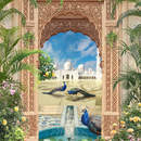 Фотообои на стену с аркой арабский стиль