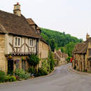 Улица маленькой немецкой деревушки — Обои на стену