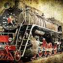 Фотообои со старым паровозом