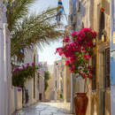 Фотообои с улицей в Санторини